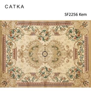 thảm sofa cổ điển tỉa bông cao cấp sf2256