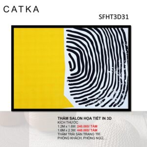 thảm sofa trang trí họa tiết
